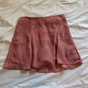 NWOT Abercrombie & Fitch Red Mini Skort